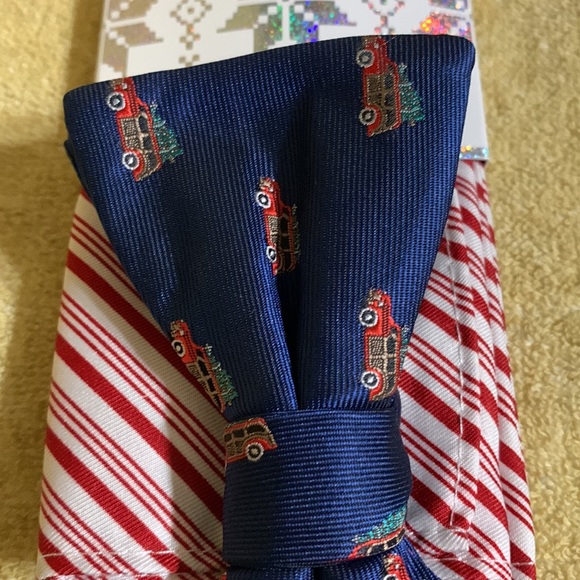 🆕 KNOTTY & NICE - BOW TIE & POCKET SQUARE SET 🆕 - Picture 5 of 8